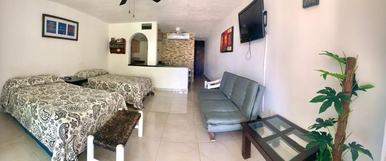 Preciosos Estudio Vista Al Mar O Jardin Канкун Экстерьер фото